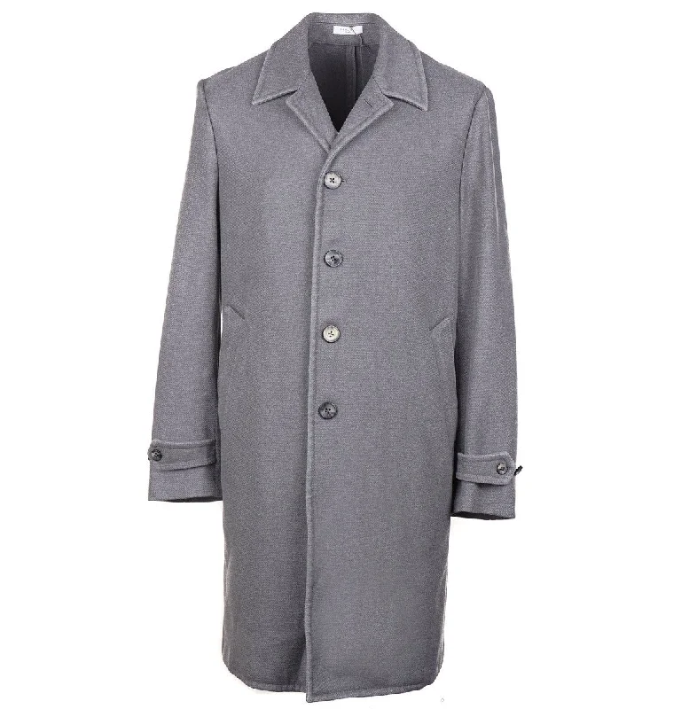 Boglioli Garment-Washed Wool Overcoat Gym