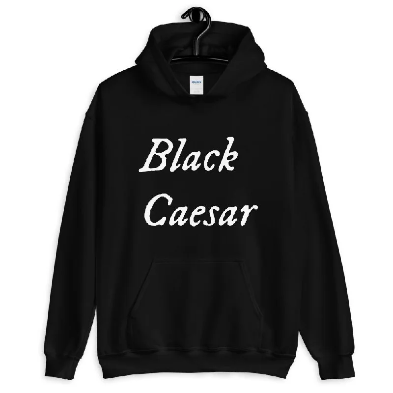 "Black Caesar" Unisex Hoodie Unique Men's Upcycled