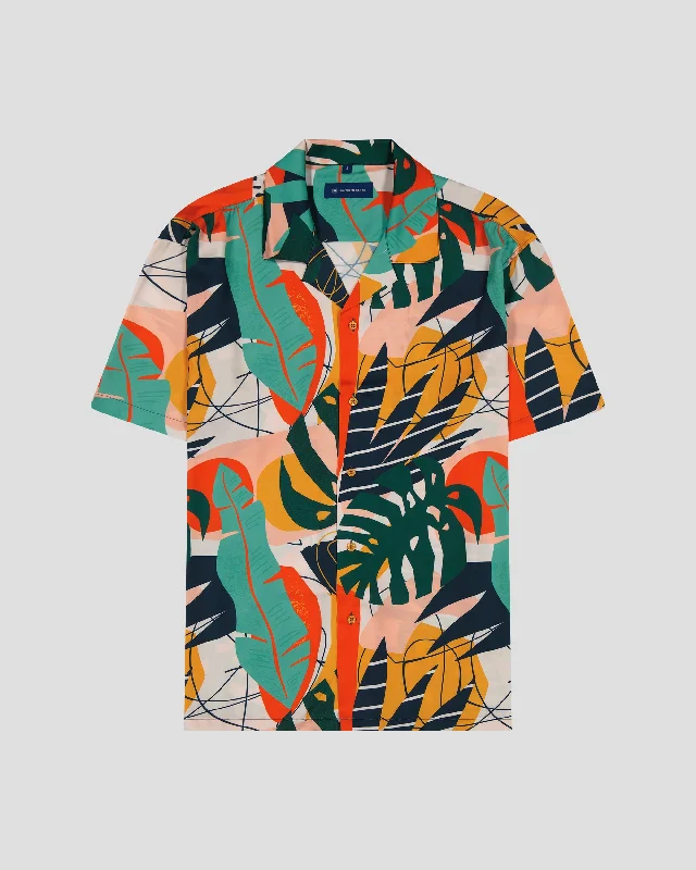 SG Camp Collar Shirt - Tropical Paradise Bohemian Men's Free