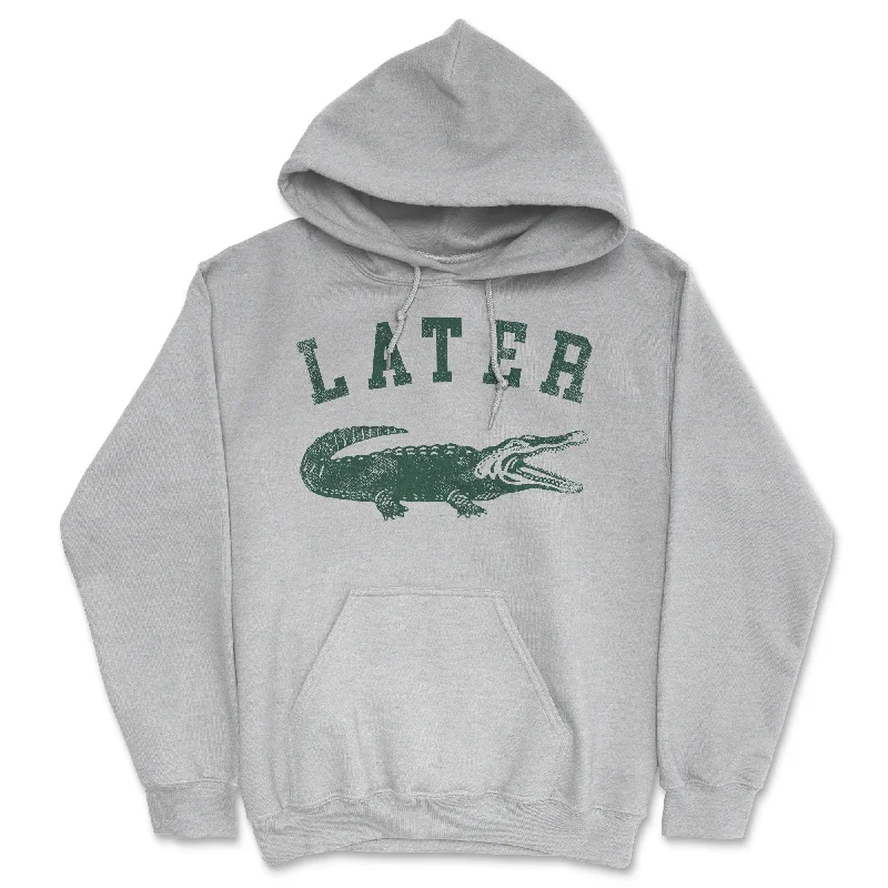 Later Alligator Hoodie Laid