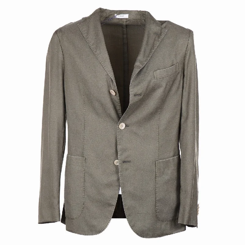 Boglioli Lightweight Cashmere-Silk K-Jacket Cclassic Men's Tweed