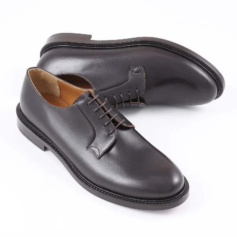 Peserico Calfskin Derby with Leather Sole Streetwear Style