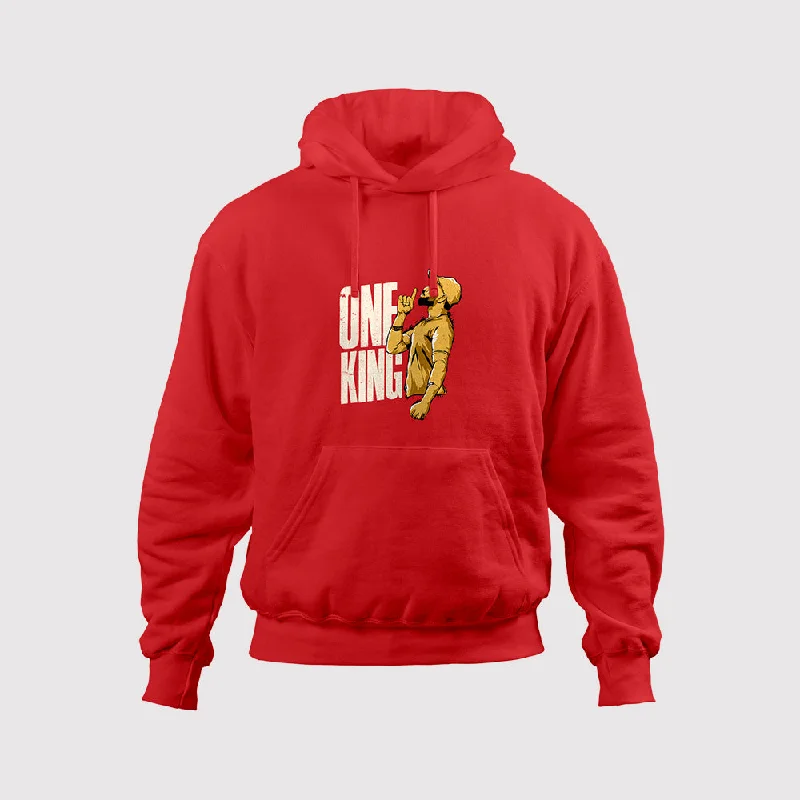 One King | Red Edition Hoodie Preppy Men's College