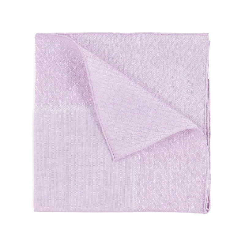 Zilli Monogram Cotton Pocket Square Sporty Men's Tennis