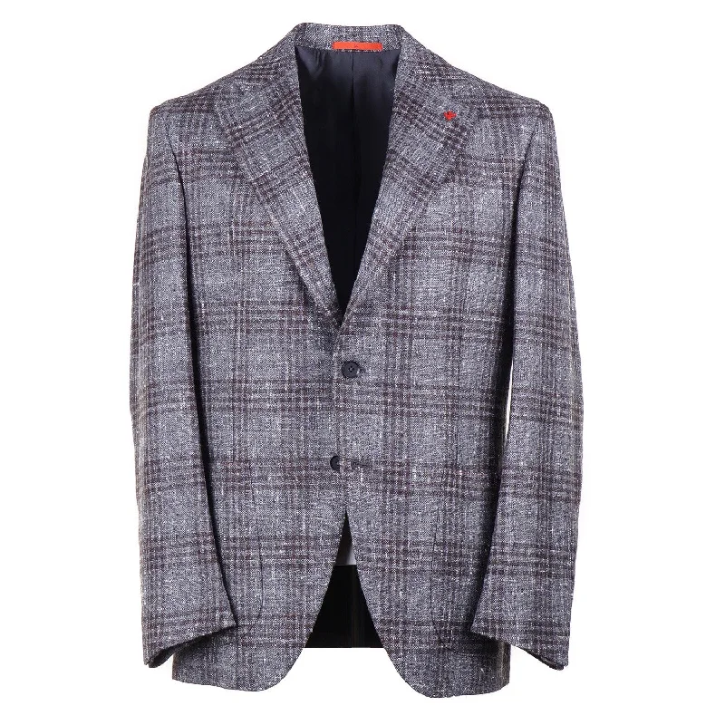 Isaia Silk Wool and Cashmere Sport Coat Traditional Men's Country