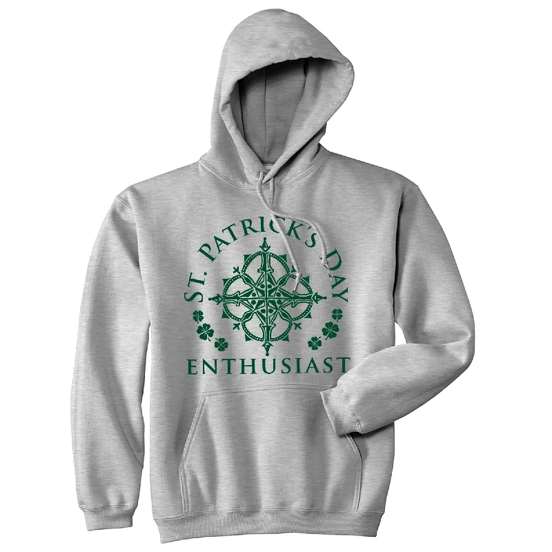 St Patricks Day Enthusiast Hoodie Beach