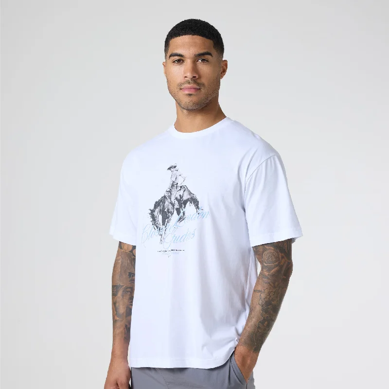 Cowboy T-Shirt | White Gym