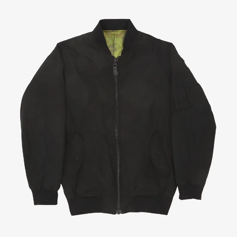 Reversible Bomber Jacket Sporty Men's Tennis