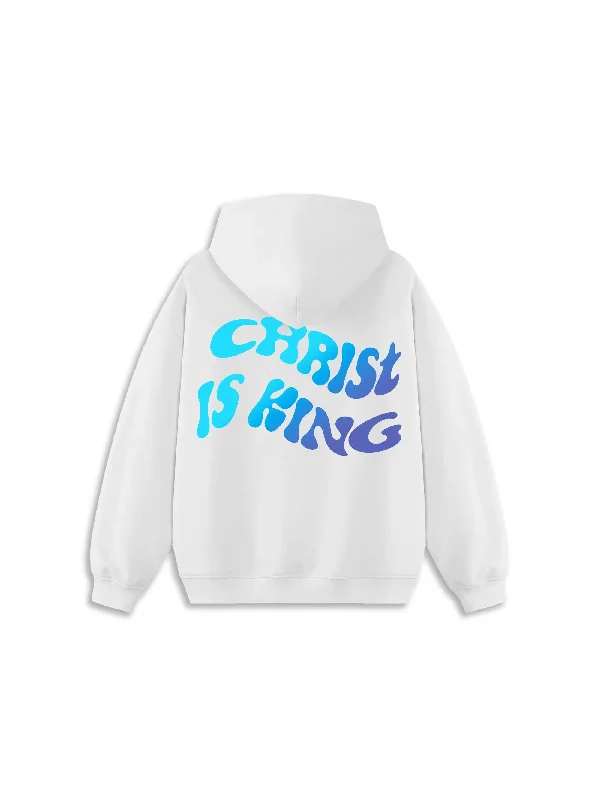 Christ Is King Wave Hoodie Streetwear Style