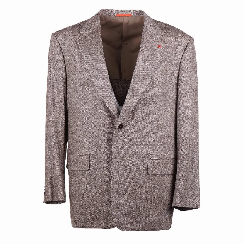 Isaia Donegal Silk-Wool Sport Coat Sporty Men's Athleisure 