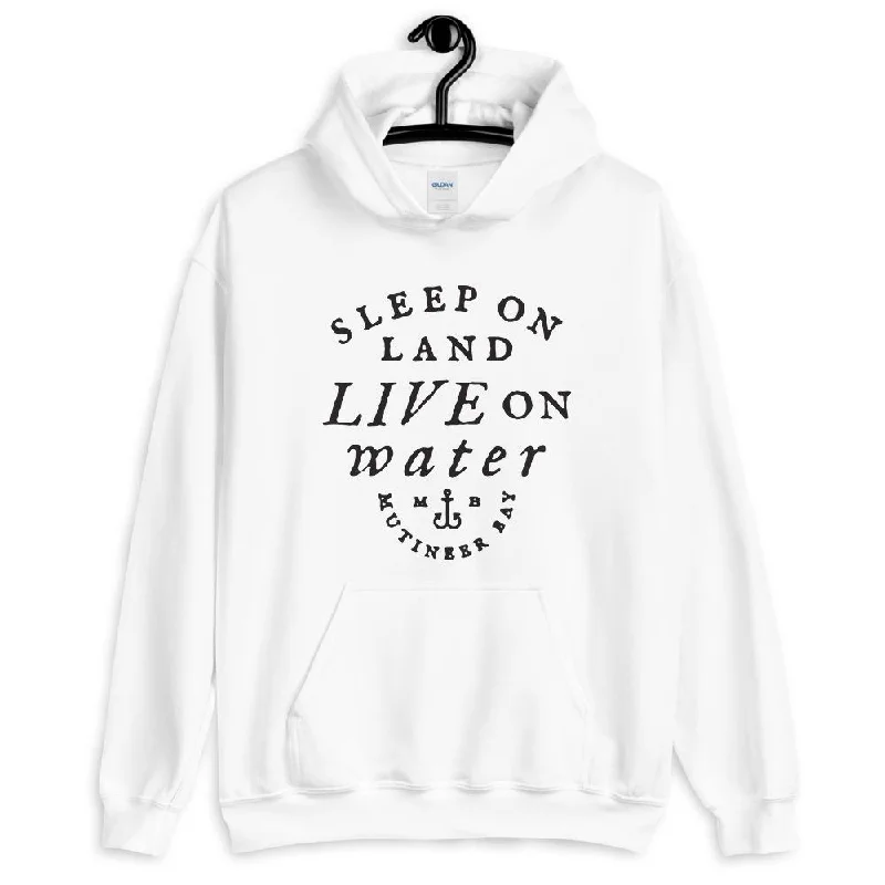 "Sleep on Land" Unisex Hoodie Hip Men's Urban