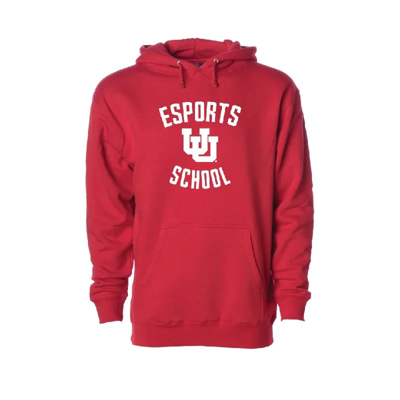 Esport School Embroidered Hoodie Laid