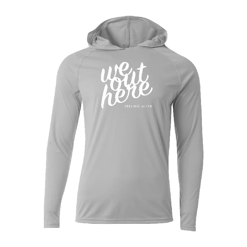 #WEOUTHERE Performance Long Sleeve Hoodie Preppy Men's College