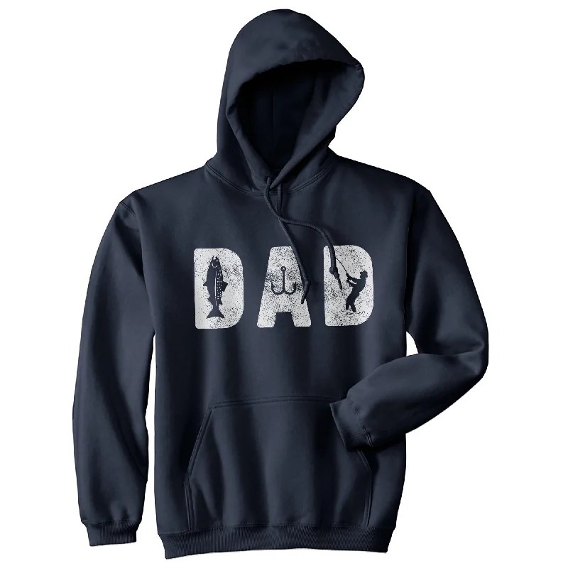 Dad Fishing Hoodie Bold Men's Animal