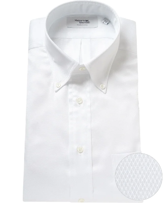 TOKYO CLASSIC FIT - Button Down Dobby Traditional Men's Wool