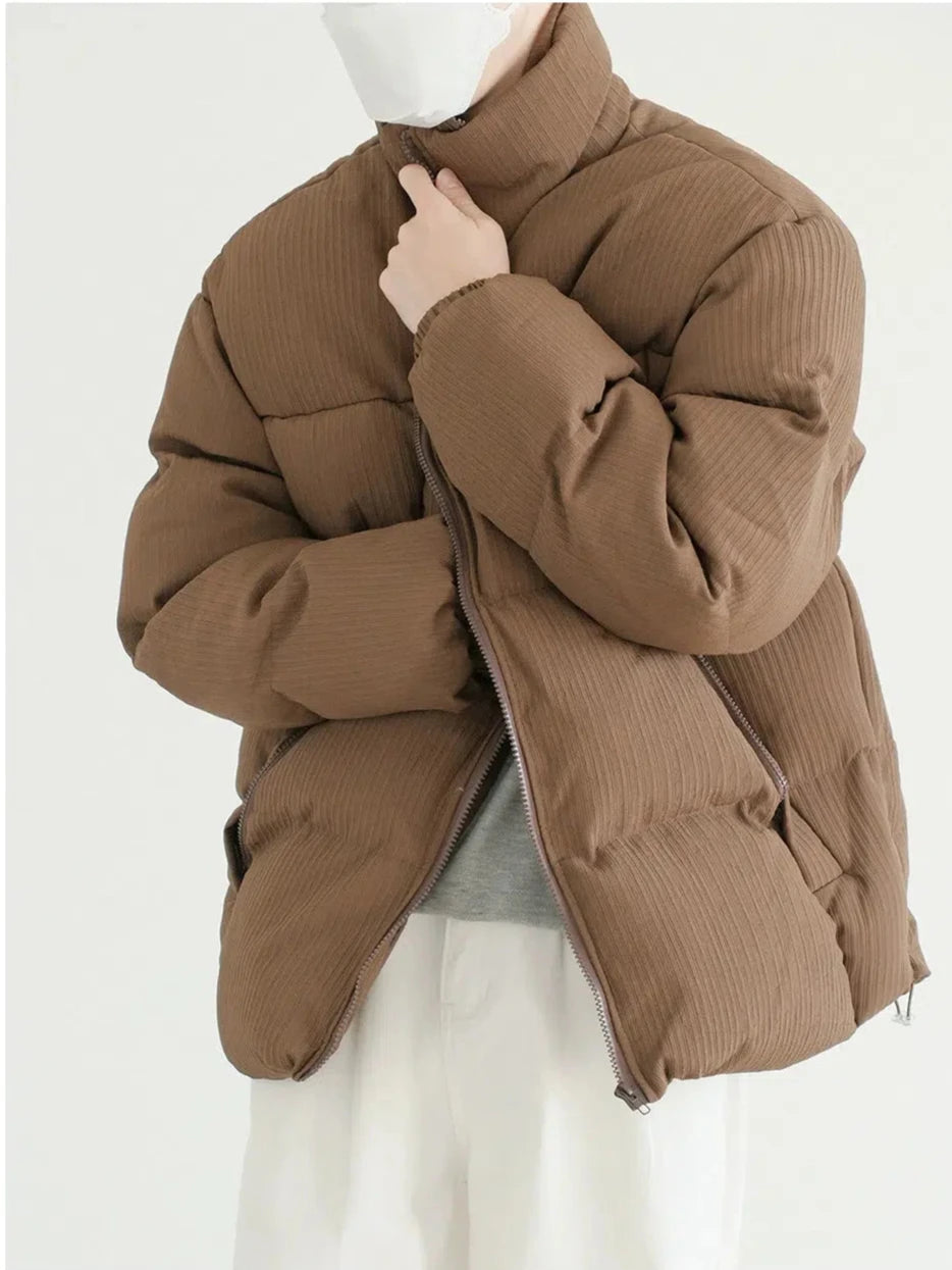 Zippered Cotton-Padded Jacket Vacation