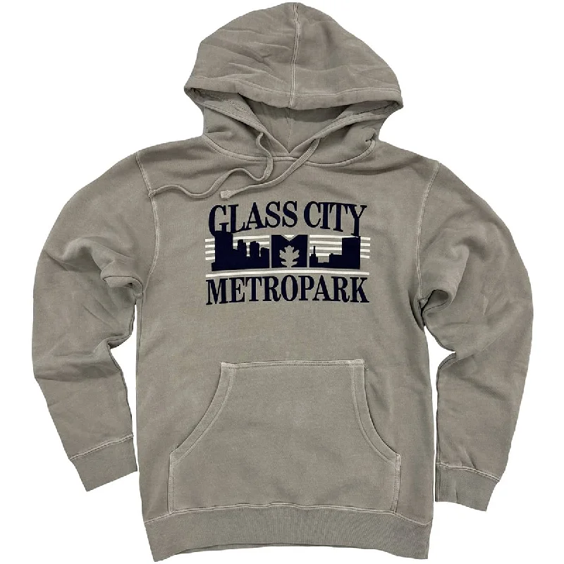 Glass City Metropark Hoodie Monochromatic Office Style