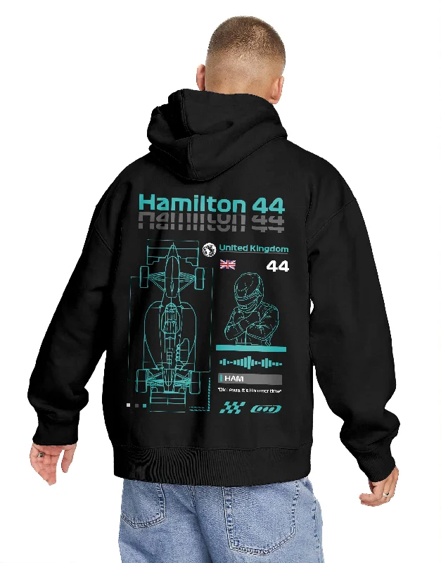 Number 44 | Grand Prix Hoodie (Left Pocket & Back) Youthful Men's Anime