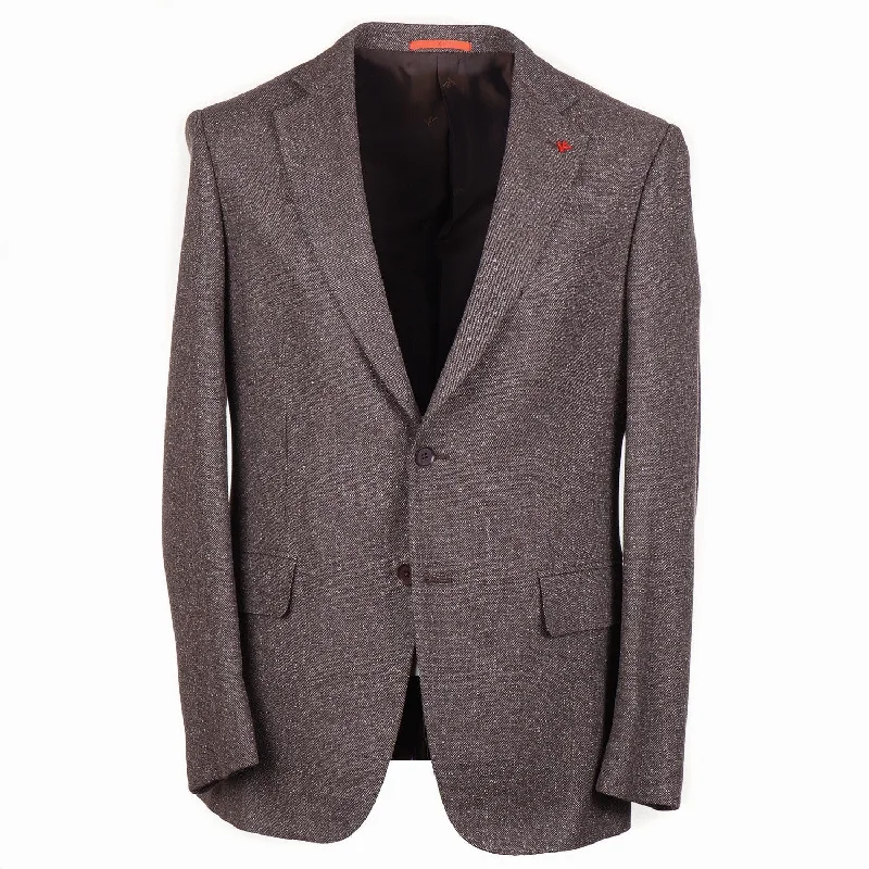 Isaia Trim-Fit Silk-Wool-Cashmere Sport Coat Dynamic Men's High