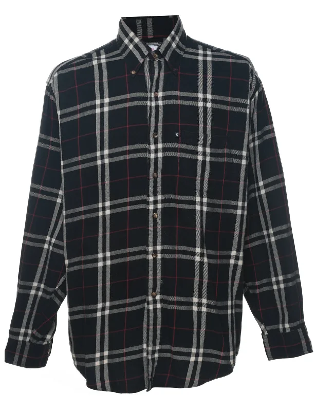 Brooks Brothers Checked Shirt - L Classic Men's Pin