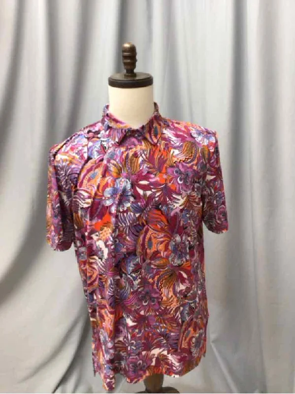 SIZE MEDIUM ROBERT GRAHAM Men's SHIRTS Modern Men's Geometric