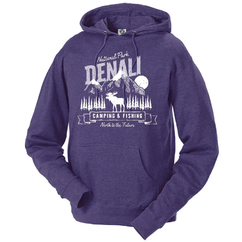 Denali National Park Moose Hoodie Relaxed Men's Australian 