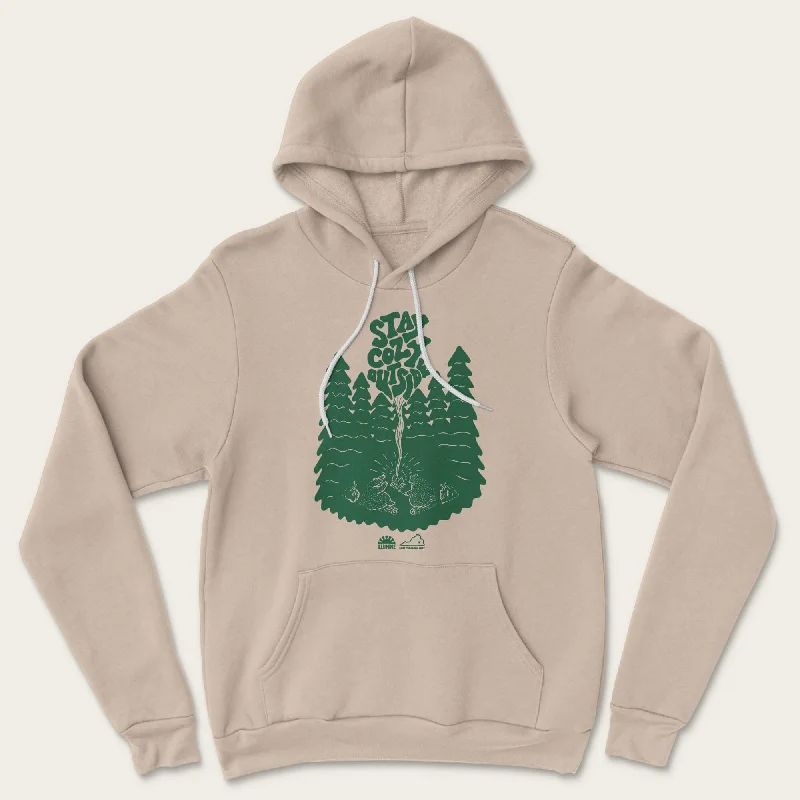 Stay Cozy Outside Hoodie - Tan Trendy Men's Oversized