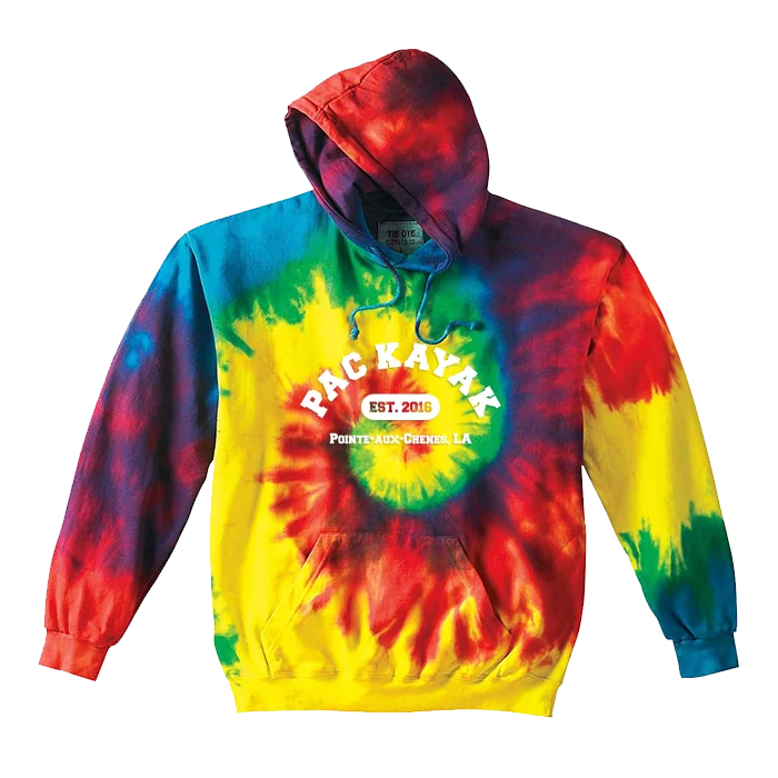 #PACKAYAK Mr. Eddie Edition Tie-Dyed Hoodie Dapper Men's 1920S