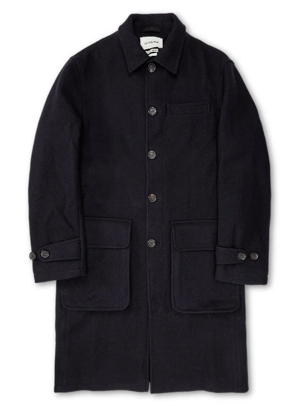 Grandpa Coat Mosedale Navy Youthful Men's Anime