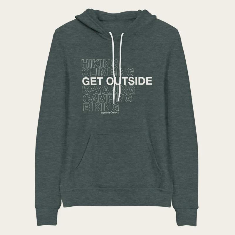 Get Outside Hoodie - Heather Forest Traditional Men's Country