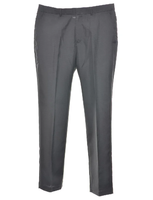 Perry Ellis Black Classic Suit Trousers - W34 L32 Sporty Men's Athleisure 