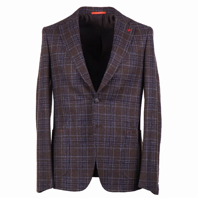 Isaia Slim-Fit Soft Wool Sport Coat Stylish Men's Tropical 