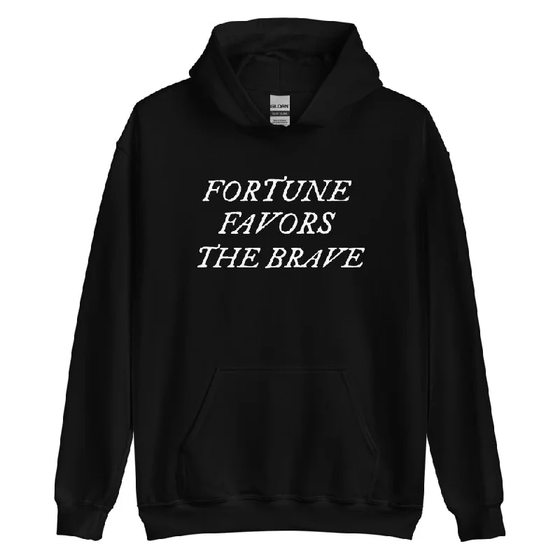 "Fortune Favors" Unisex Hoodie Athletic Men's Compression