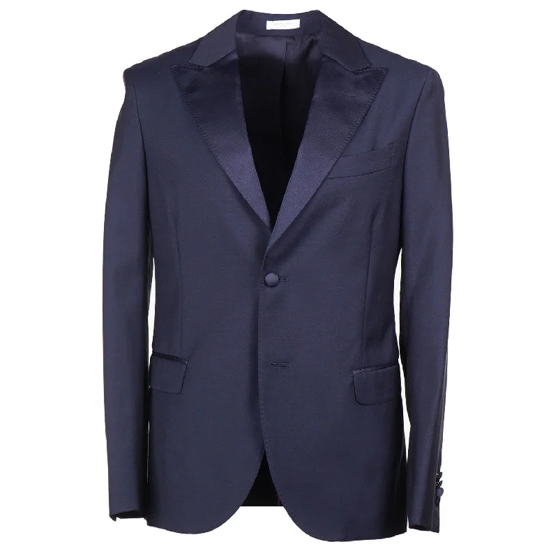 Boglioli Wool Dinner Jacket with Peak Lapels Artistic Men's Hand