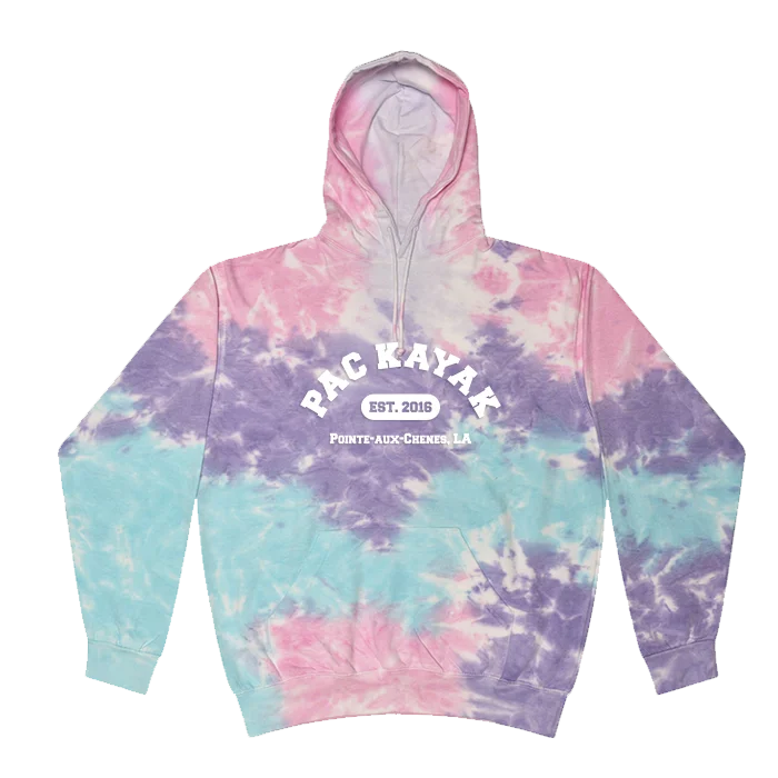 #PACKAYAK Mrs. Lisa Edition Tie-Dyed Hoodie Bohemian Men's Free