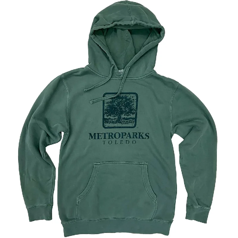 Metroparks Toledo Vintage Tree Logo Hoodie Dynamic Men's Moto