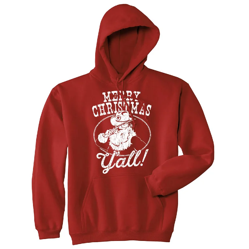 Merry Christmas Yall Hoodie Cclassic Men's Tweed