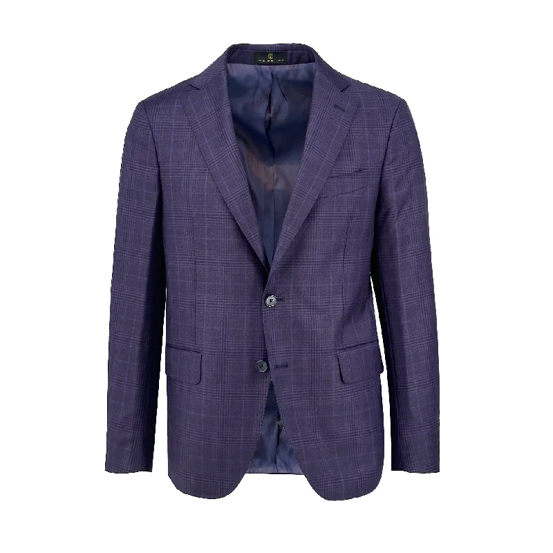 Plum Check Sport Coat Dynamic Men's Glow