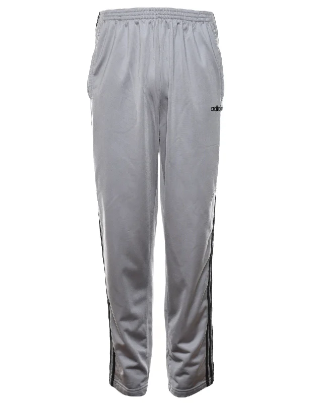 Adidas Grey Track Pants - W32 L30 Luxurious Men's High