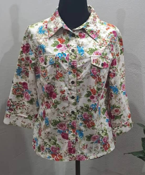 OBR Floral Shirt (12/36) Sleek Men's Contemporary 