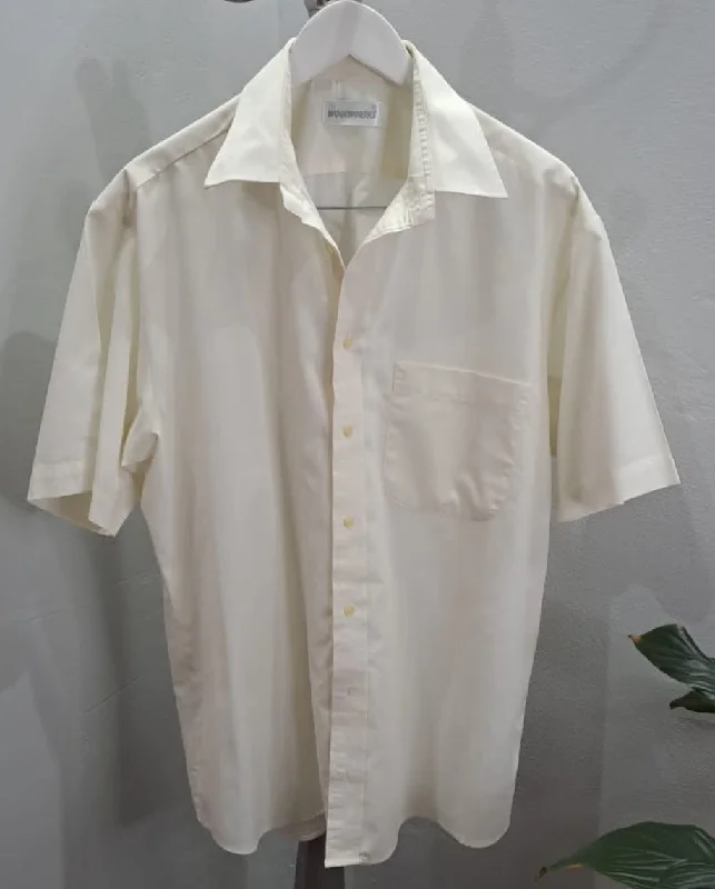 Woolies Short Sleeve Shirt (42) Sophisticated Men's 