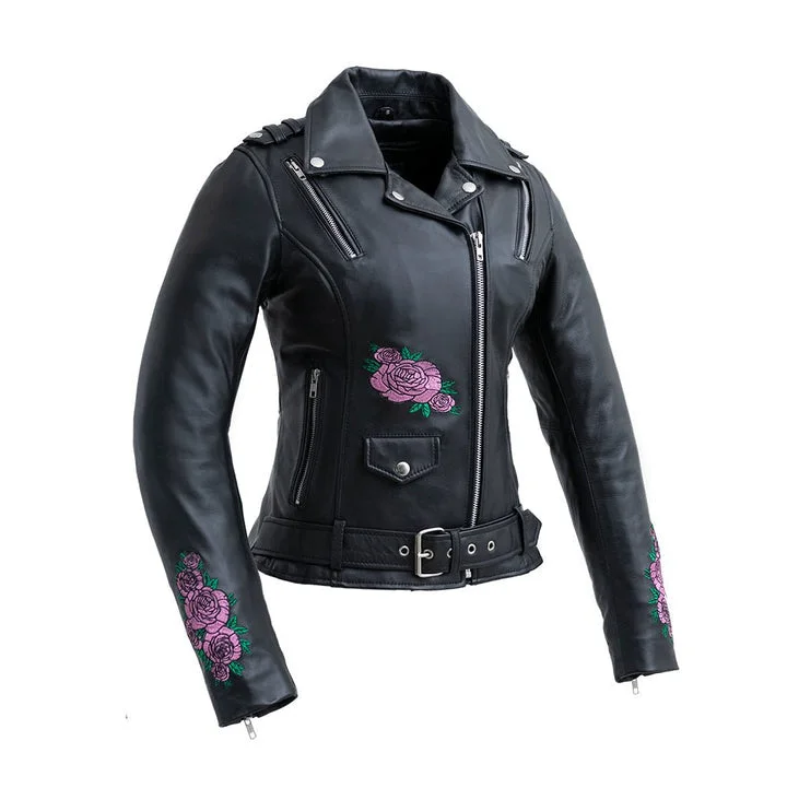 Women's Bloom Leather Jacket Masculine Men's Thick