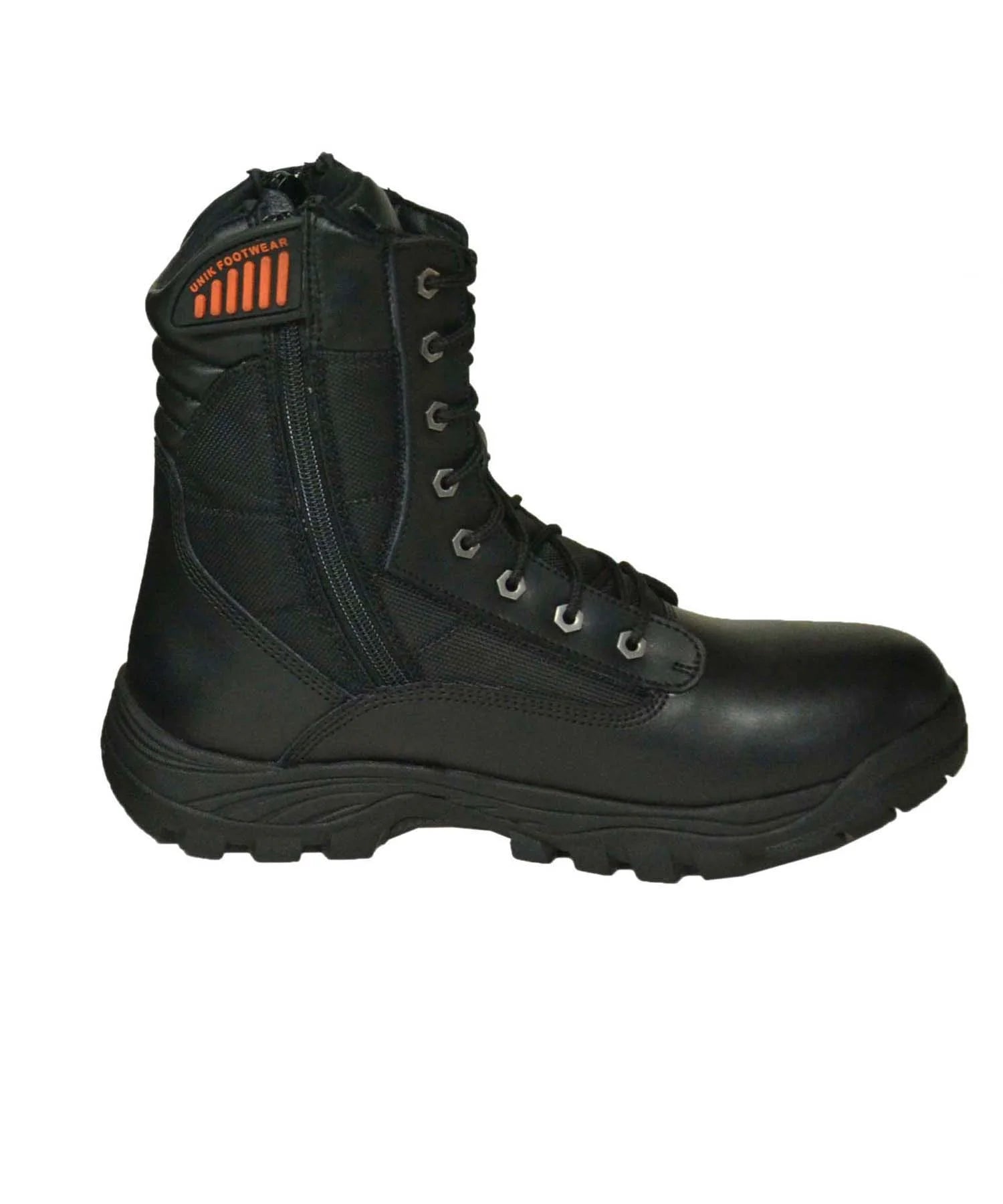 Men's Double Zip Swat Boot Polished Men's Silk