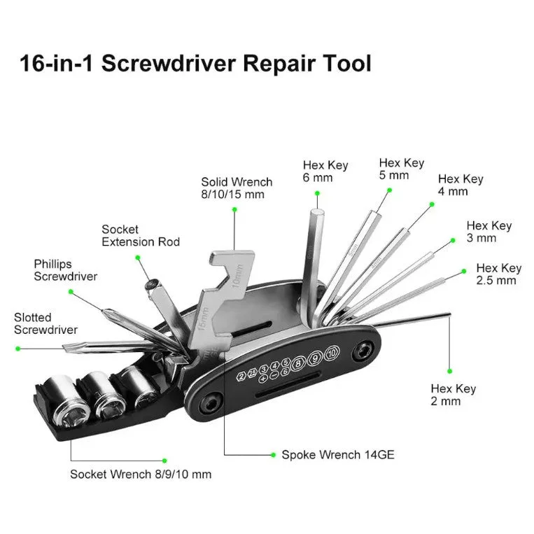 16 in 1 Multi Tool Relaxed Men's Australian 