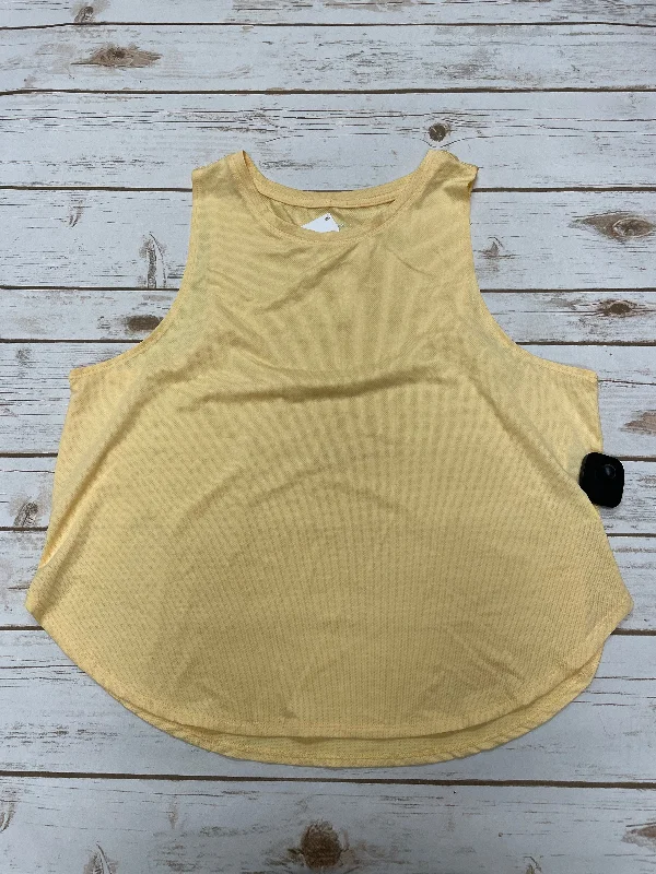 Athletic Tank Top By Jockey In Yellow, Size: L Elegant Men's Cashmere