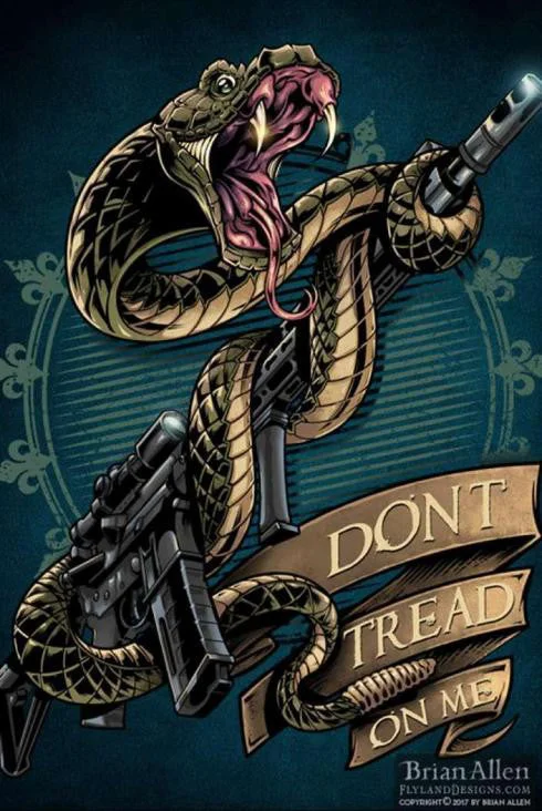 Tin - Don't Tread with AR Modern Men's 