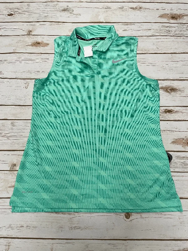 Athletic Tank Top By Nike Apparel In Green, Size: L Monochromatic All