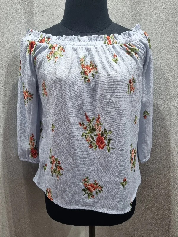 Off Shoulder Floral Top (10/34) Traditional Men's Country