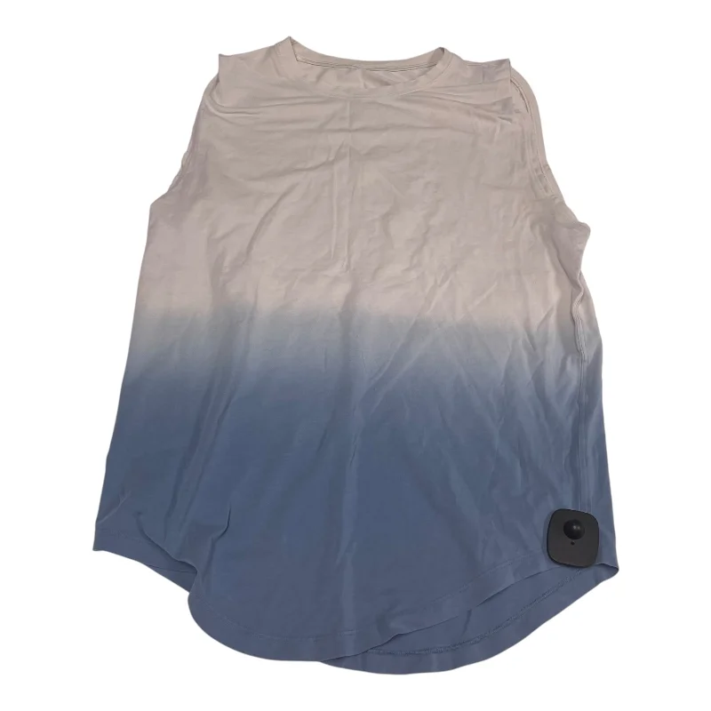 Athletic Tank Top By Lululemon In Blue & White, Size: M Sophisticated Men's 