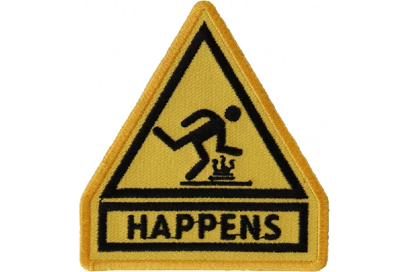 Sh!t Happens Patch Preppy Men's College